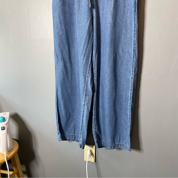 Lucky brand Drawstring cotton Blue Denim Pants large - Picture 3 of 8